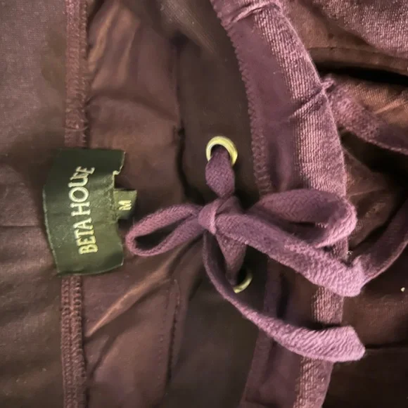Women's Purple Hoodie Jacket - Picture 5 of 6